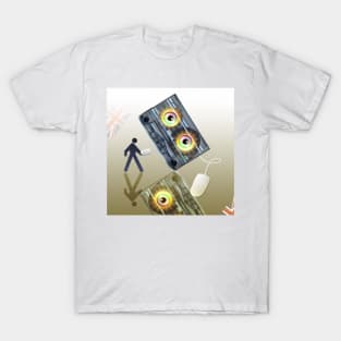 Cassette Tape Analogue Cartoon 4 T-Shirt